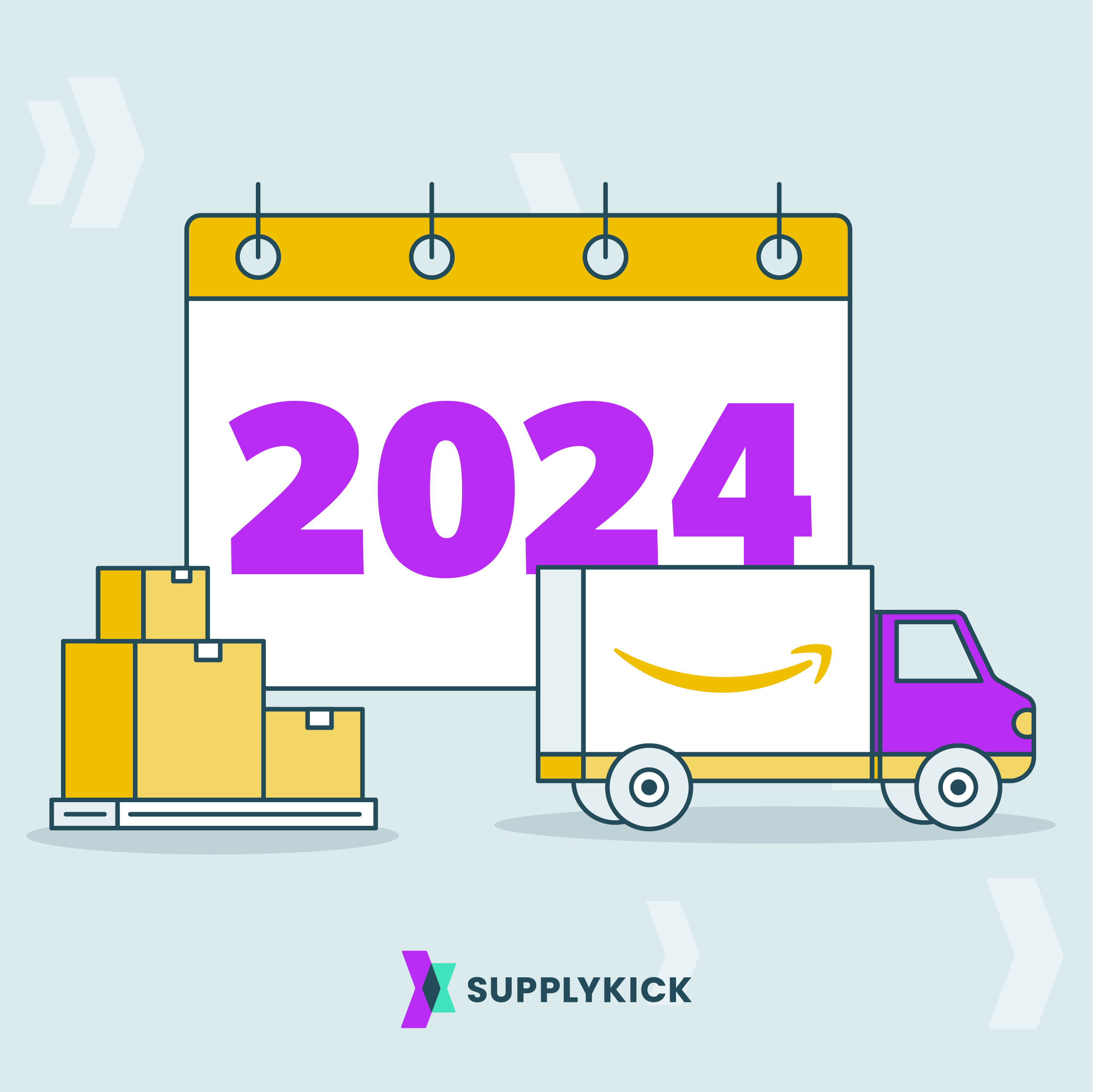 Amazon FBA Seller 2024 Calendar & Sendin Dates SupplyKick